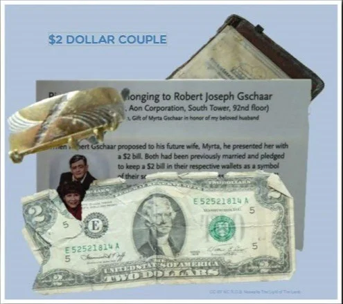 note with $2 bill